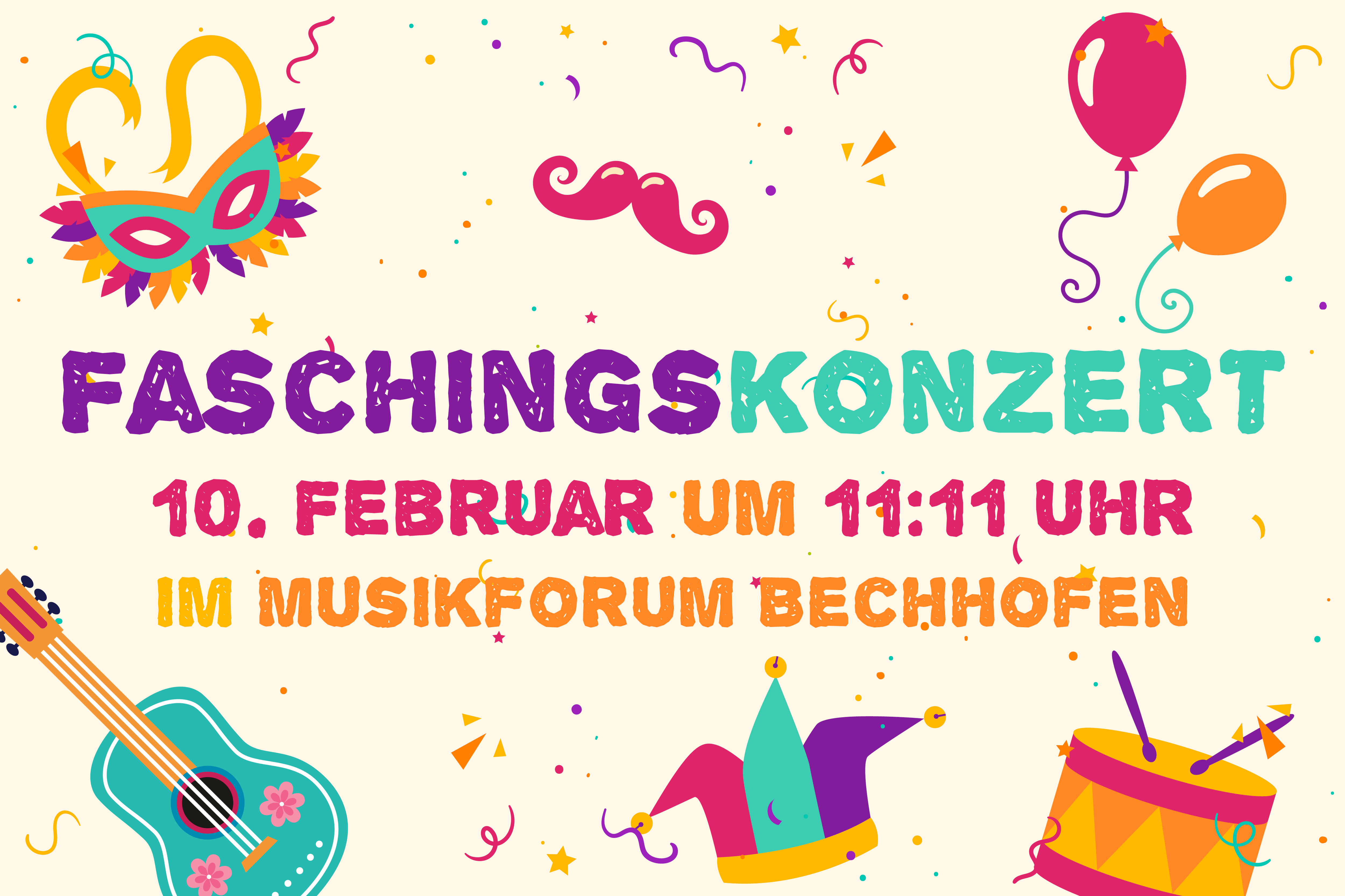 Faschingskozert Musikforum Beschhofen